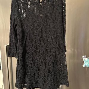 forever 21 black mini dress (2-piece). Great condition. Size S